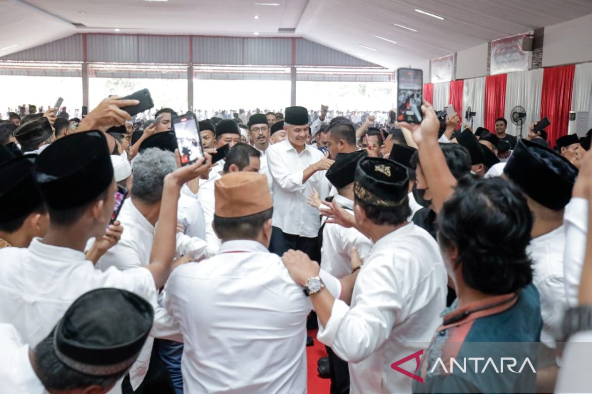 Ribuan Ulama dan Pimpinan Ponpes di Banten Doakan Ganjar Jadi Presiden
