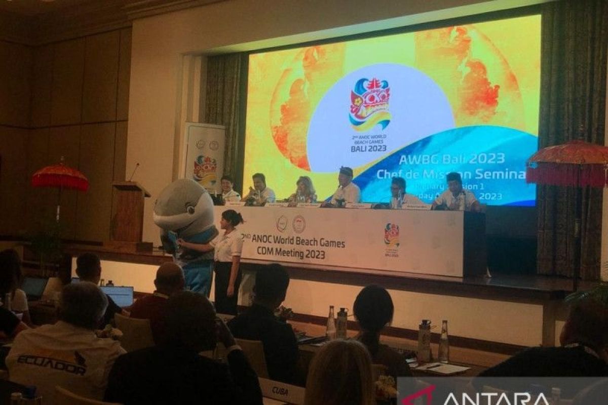 Negara peserta ANOC World Beach Games bahas teknis persiapan pertandingan di Bali