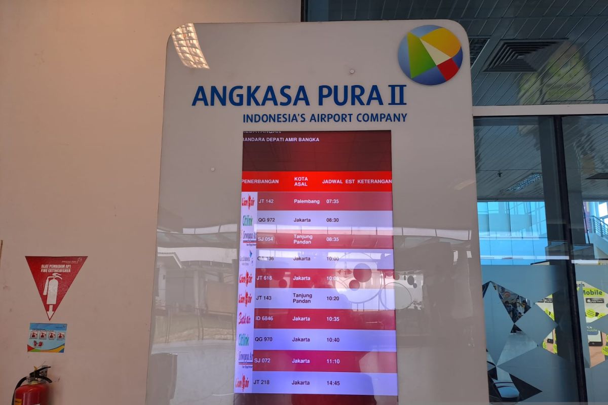 Bandara Depati Amir Pangkalpinang tambah penerbangan pada H+7 Lebaran