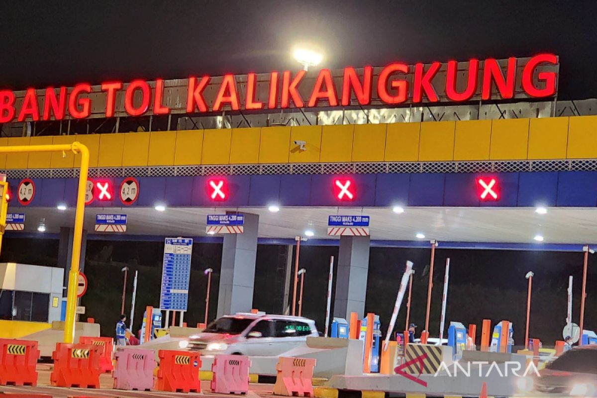 35 ribu kendaraan tinggalkan Kalikangkung sejak pagi hingga petang