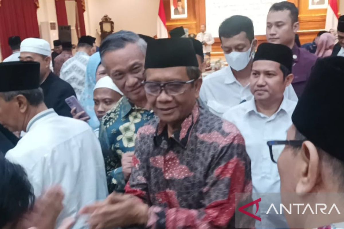 Mahfud MD tegaskan belum waktunya masuk arena bursa Pilpres