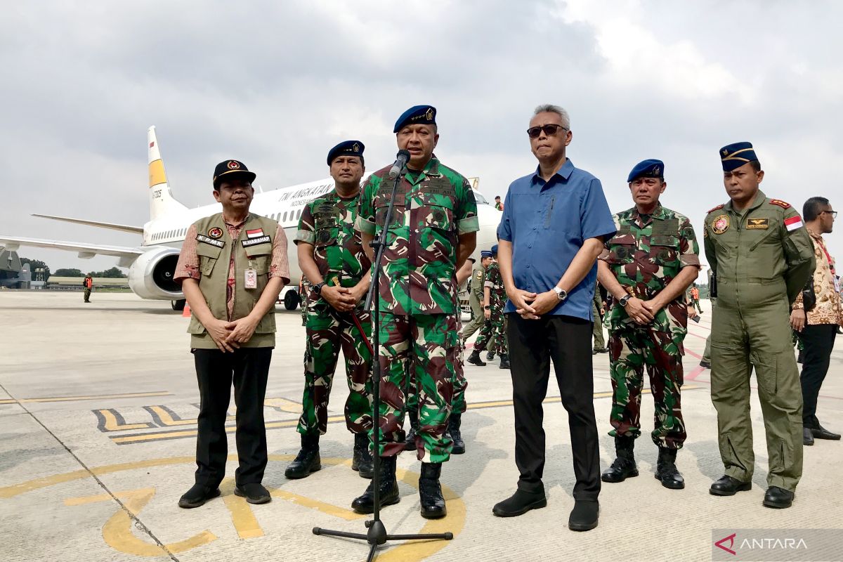 Kedatangan 75 WNI di Lanud Halim akhiri evakuasi WNI dari Sudan