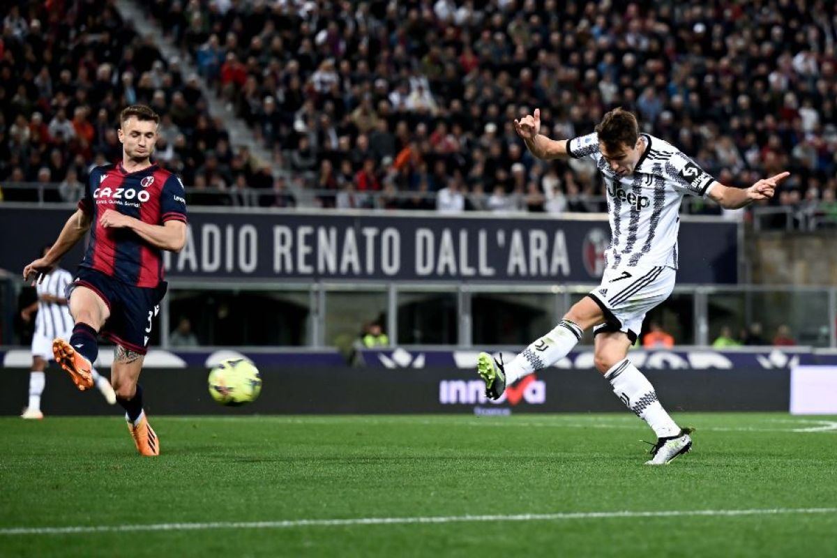 Liga Italia - Sempat tertinggal tiga gol, Juventus berhasil tahan imbang Bologna 3-3