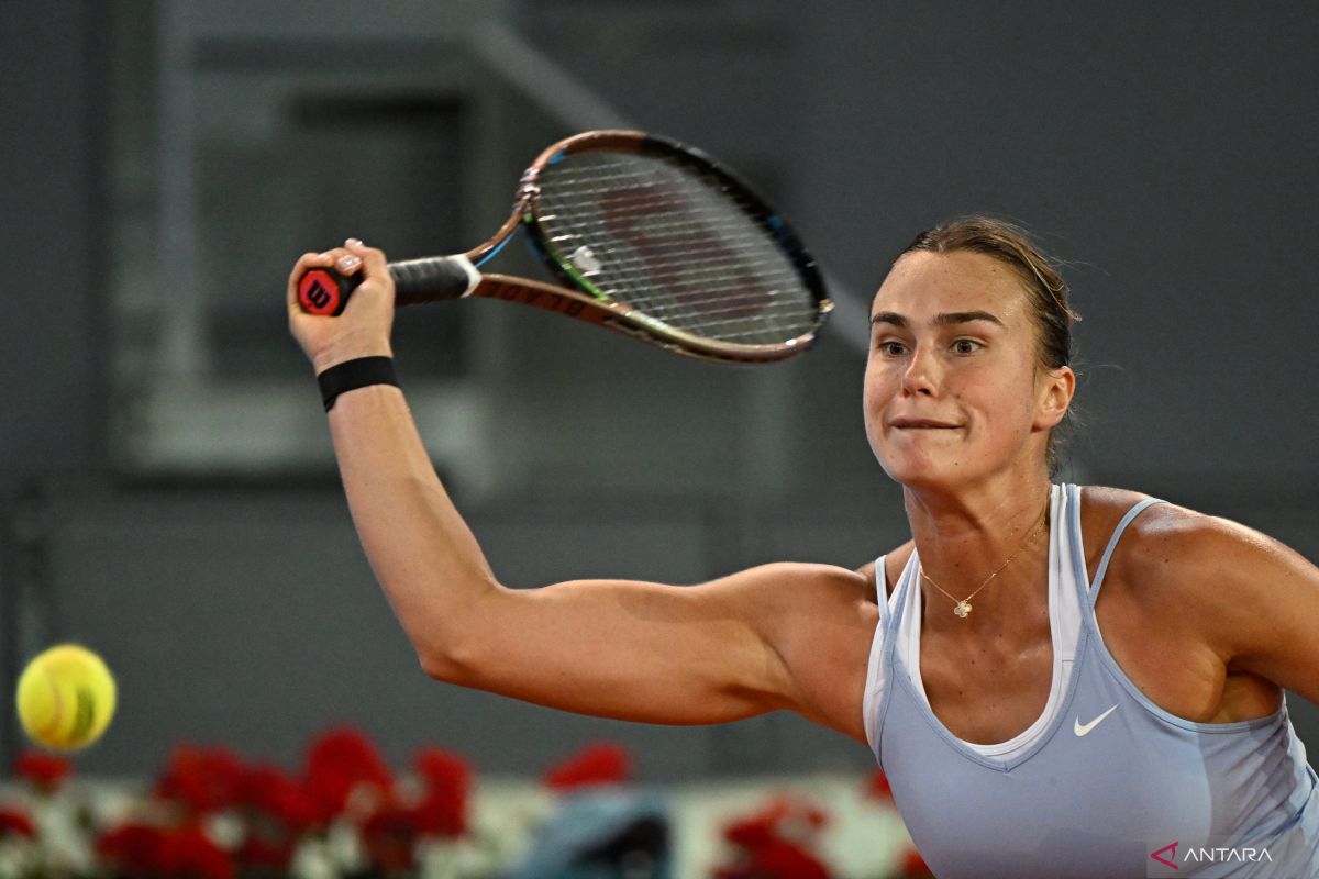 Taklukkan Andreeva, Sabalenka melaju ke perempat final Madrid Open