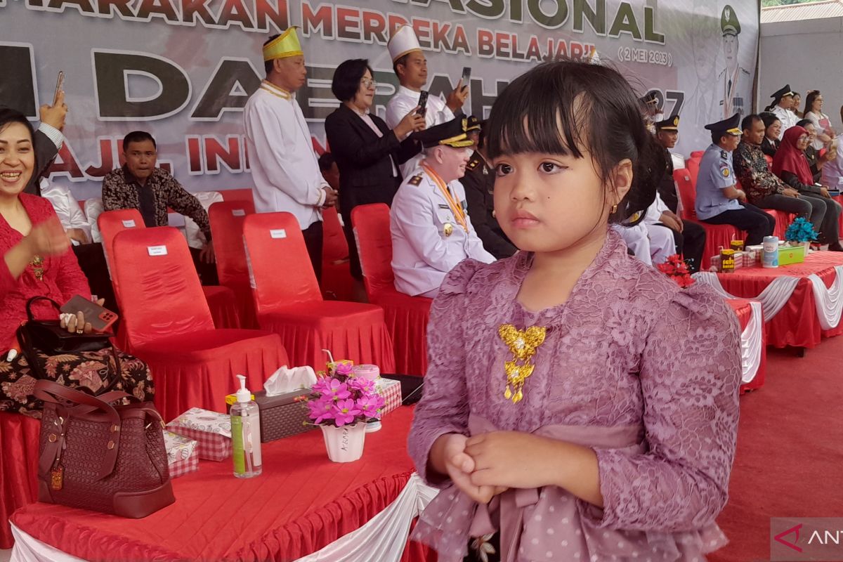 Anak-anak PAUD Siau-Sitaro ramaikan peringatan Hardiknas 2023