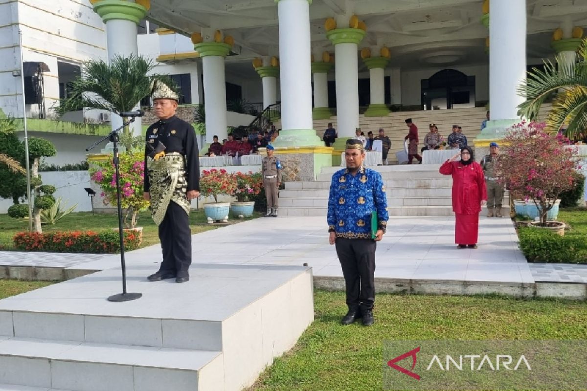 Irup Hardiknas, Wali Kota Tanjung Balai bacakan sambutan Mendiknas
