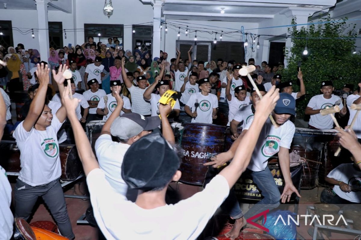 Santri Dukung Ganjar gelar pesta musik tong-tong di Sumenep