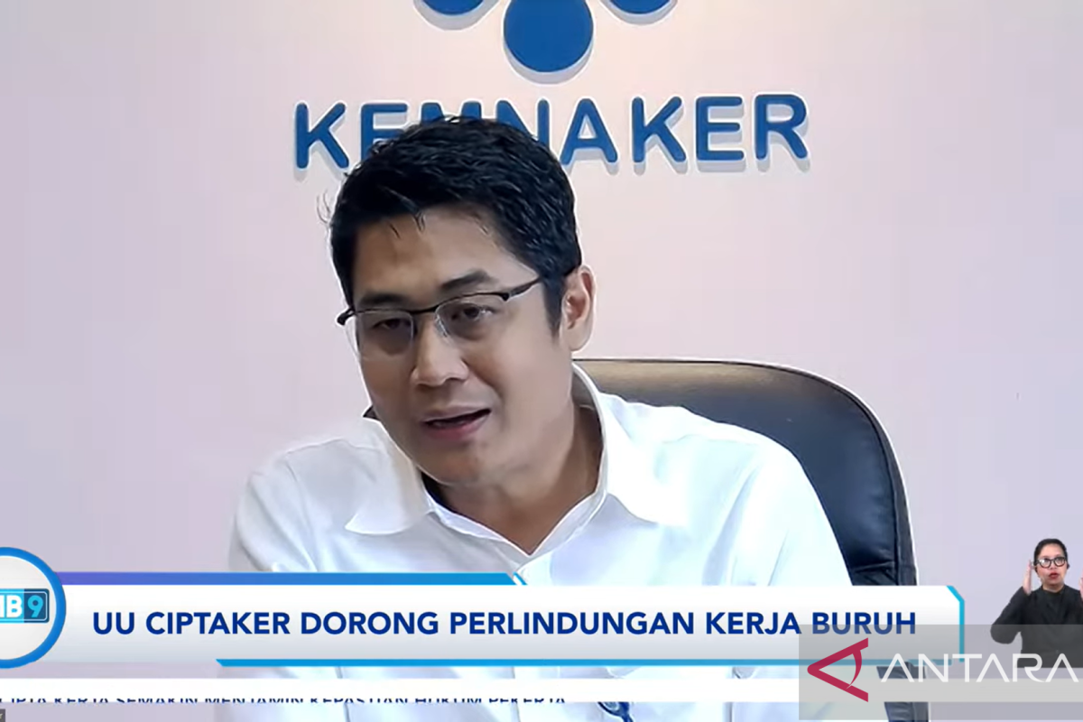 Kemenaker: UU Cipta Kerja tingkatkan kualitas SDM Indonesia