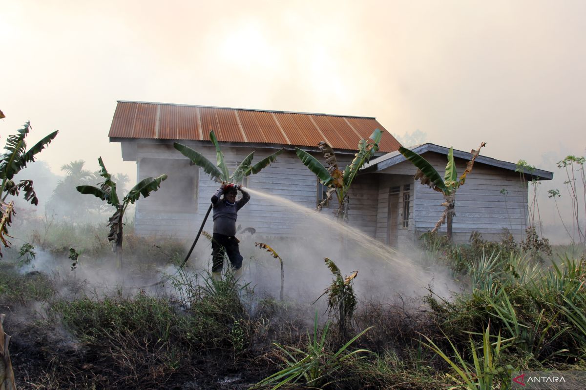 Satgas Karhutla turunkan alat berat di lokasi rawan kebakaran di Riau