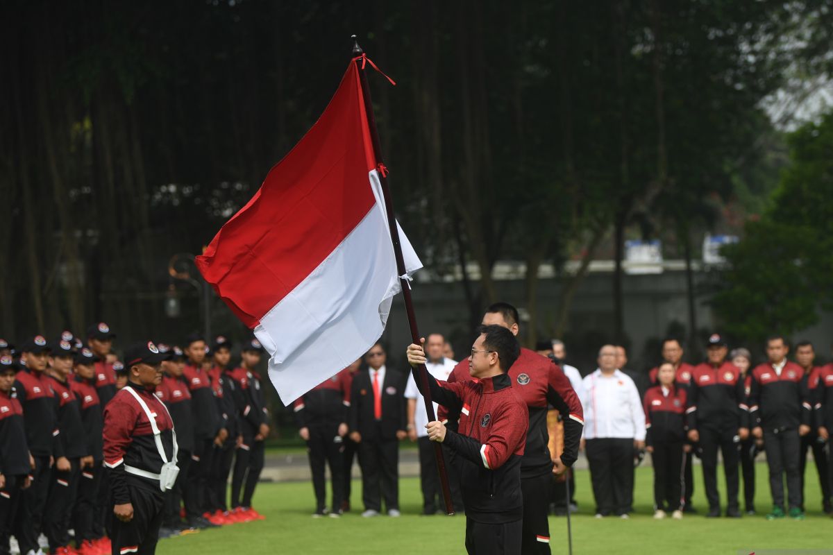 Indonesia tempati peringkat kelima sehari sebelum upacara pembukaan