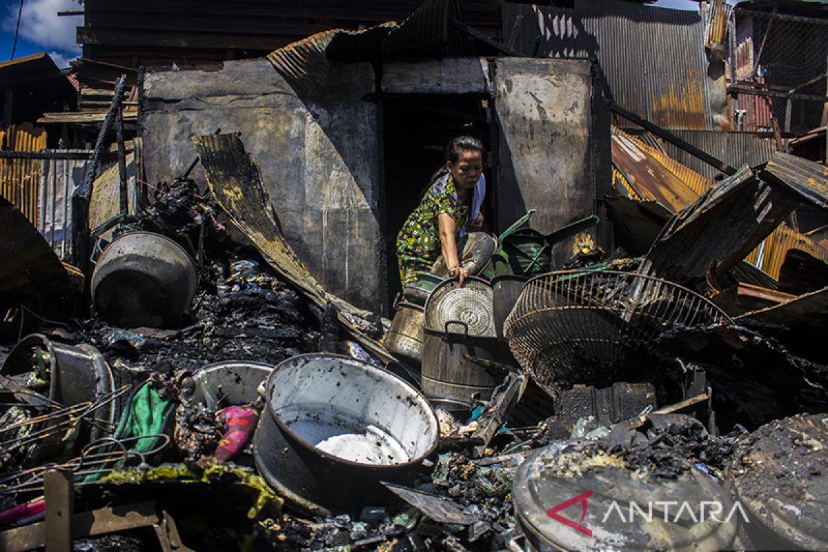 142 jiwa terdampak kebakaran di Kampung Gedang Banjarmasin