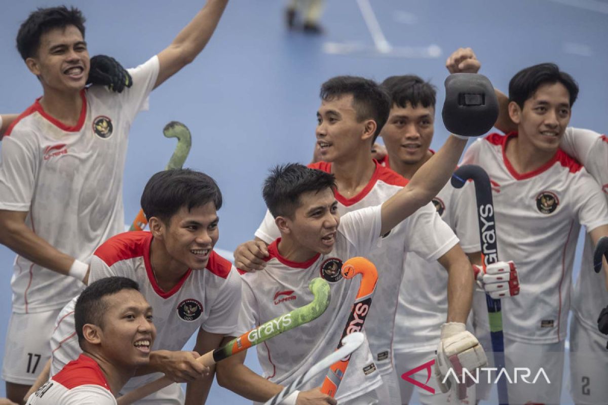 SEA Games 2023: Sapu bersih, Tim hoki indoor putra Indonesia kunci tiket final