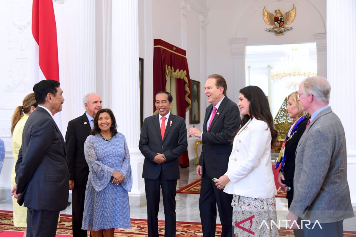 Jokowi, US Congress members discuss equal partnership