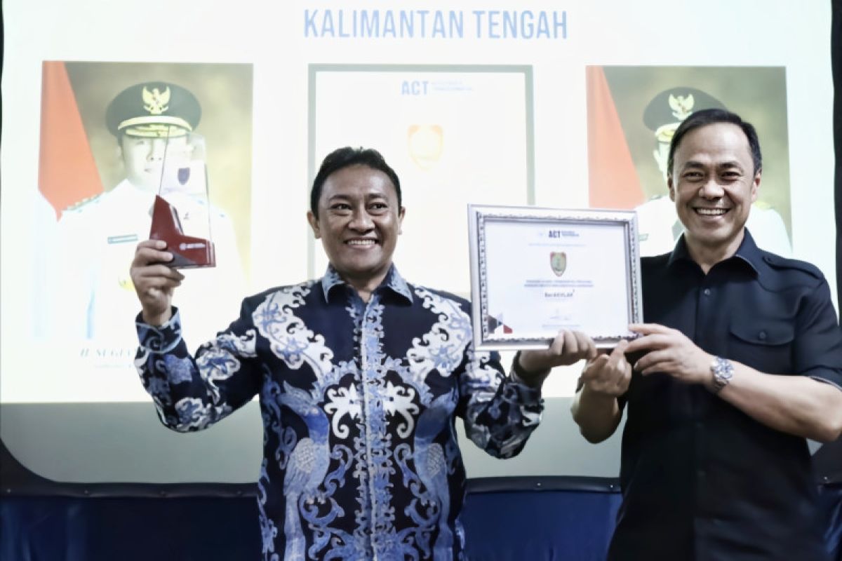 Pemprov Kalteng raih juara satu nasional indeks implementasi Harmonis