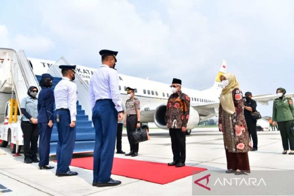 Wapres Ma'ruf Amin dijadwalkan lakukan kunjungan kerja ke tiga provinsi di Sumatera