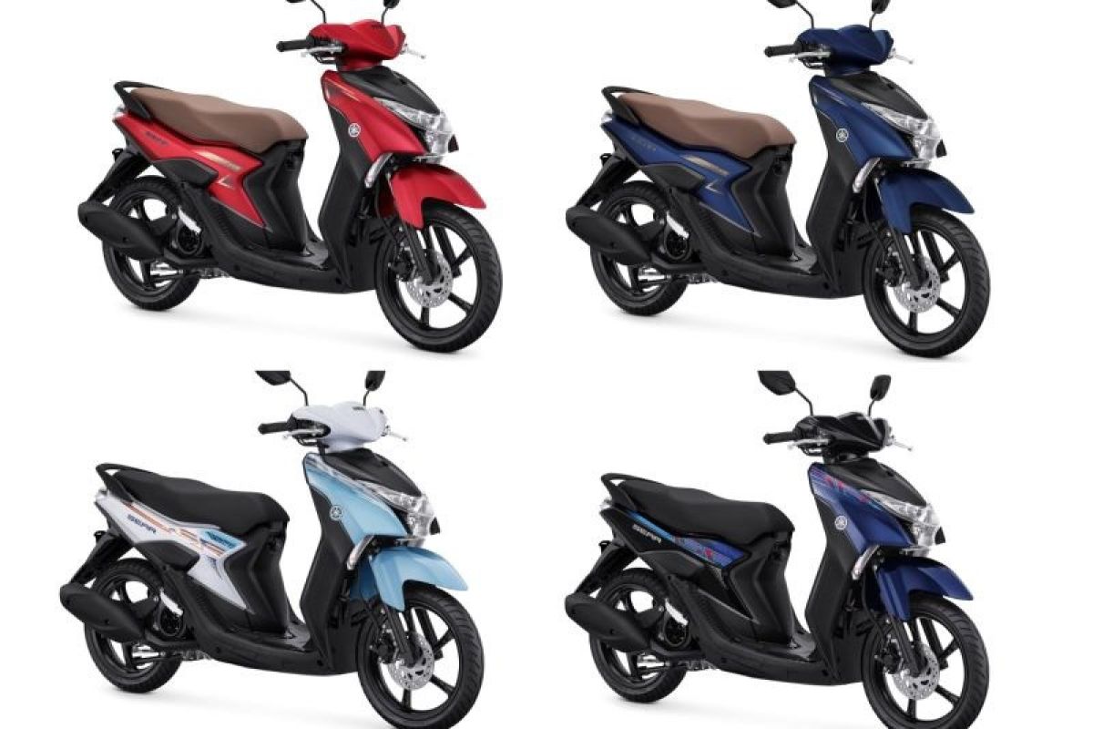 Yamaha kenalkan tujuh warna baru untuk sepeda motor skutik Gear 125