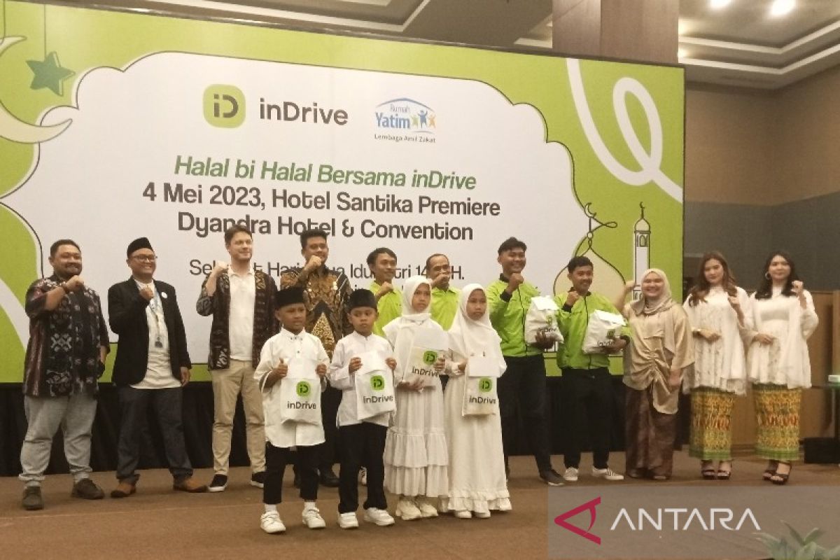Bobby dan inDrive gelar halal bihalal bersama anak yatim di Medan