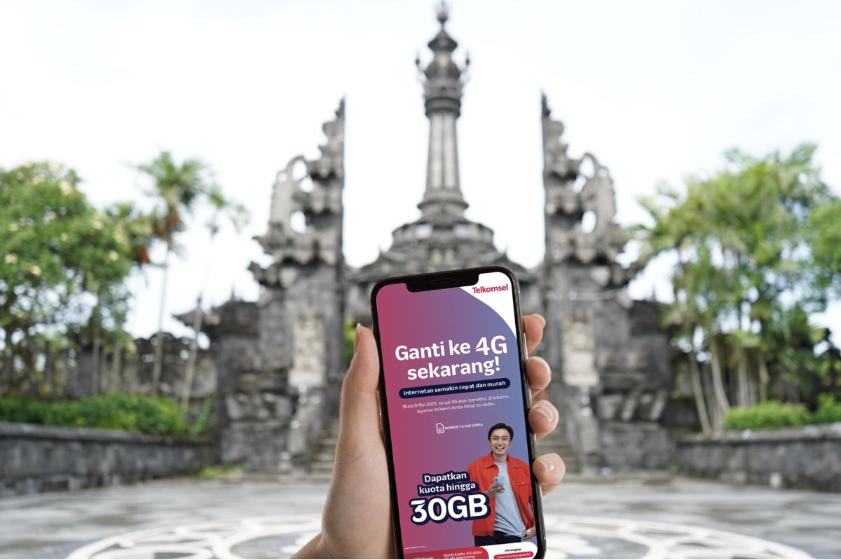 Telkomsel akhiri layanan 3G di Bali mulai 9 Mei 2023
