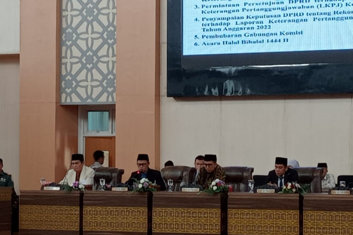 DPRD Lombok Tengah setujui LKPJ kepala daerah anggaran 2022