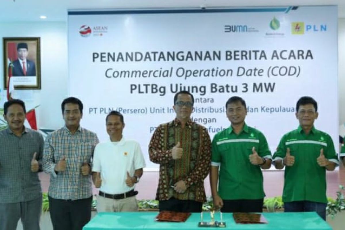 Pembangkit Listrik Tenaga Biogas pertama di Riau resmi beroperasi