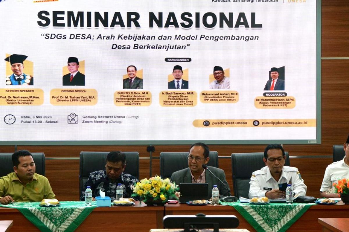 Kemendes dan Unesa akselerasi pembangunan kawasan desa