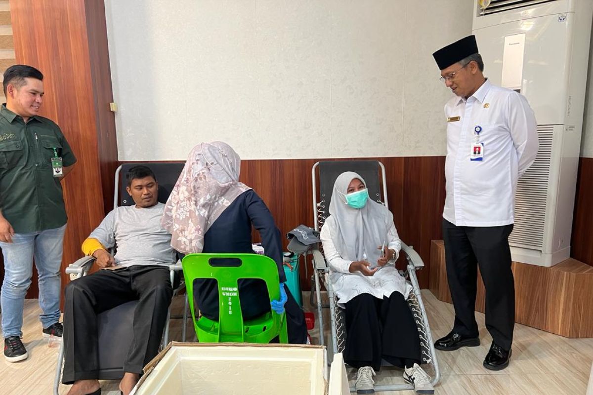 ASN Aceh lakukan donor darah