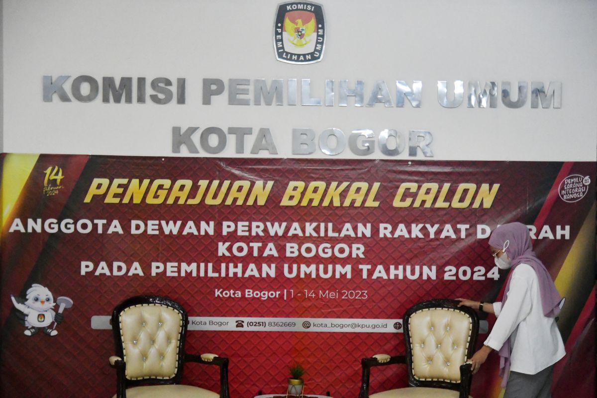 KPU Kota Bogor umumkan 67 bakal caleg Pemilu 2024 belum memenuhi syarat