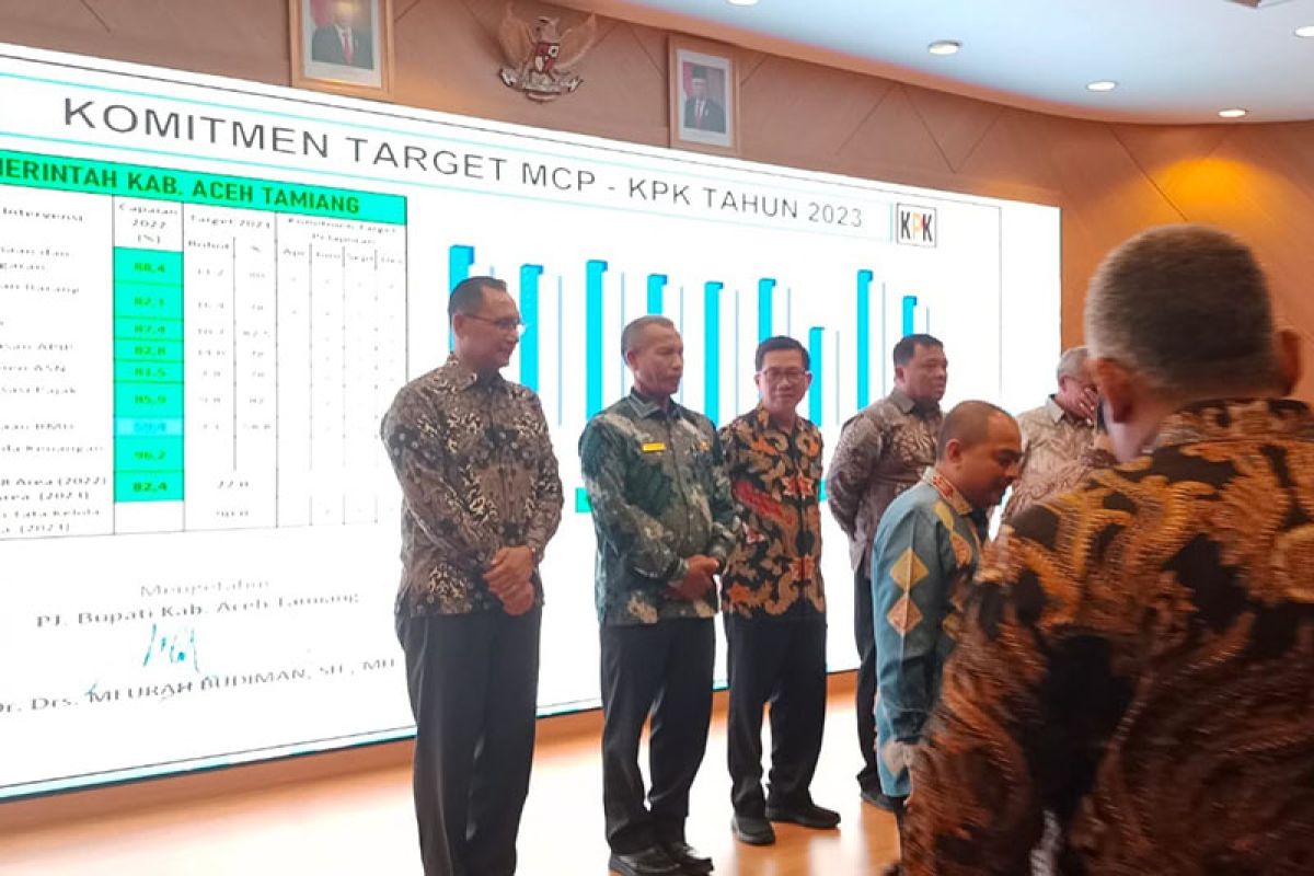 Komitmen cegah korupsi, Sekda Aceh Selatan hadiri sosialisasi MCP KPK