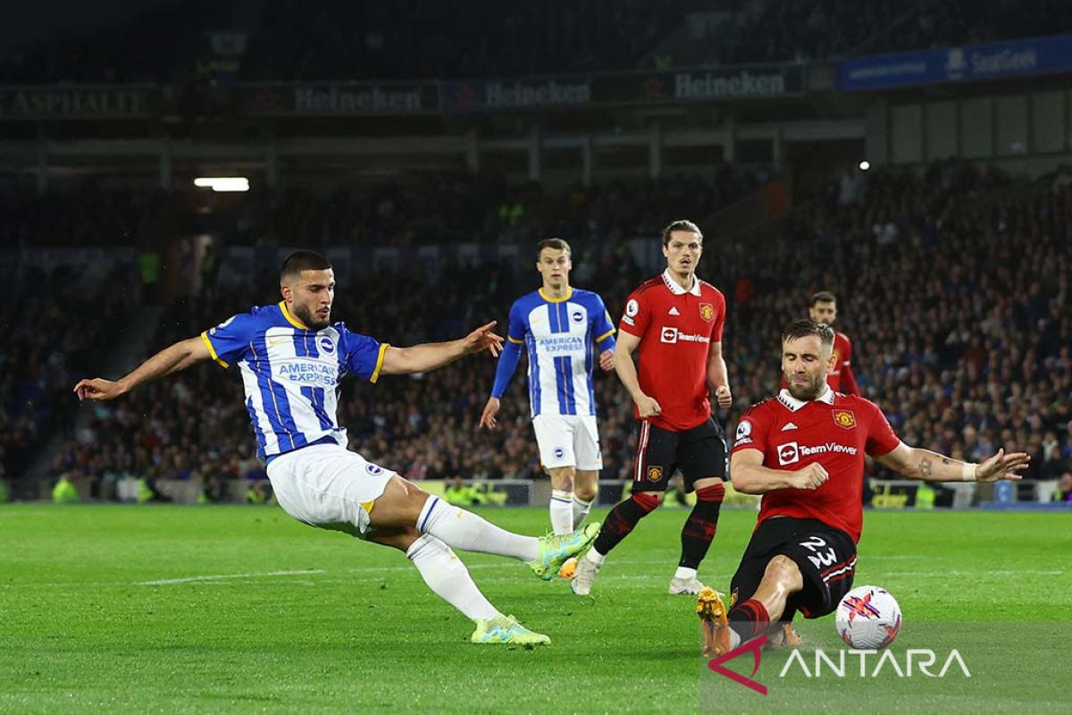 Pelatih Brighton sebut pantas menang atas Manchester United