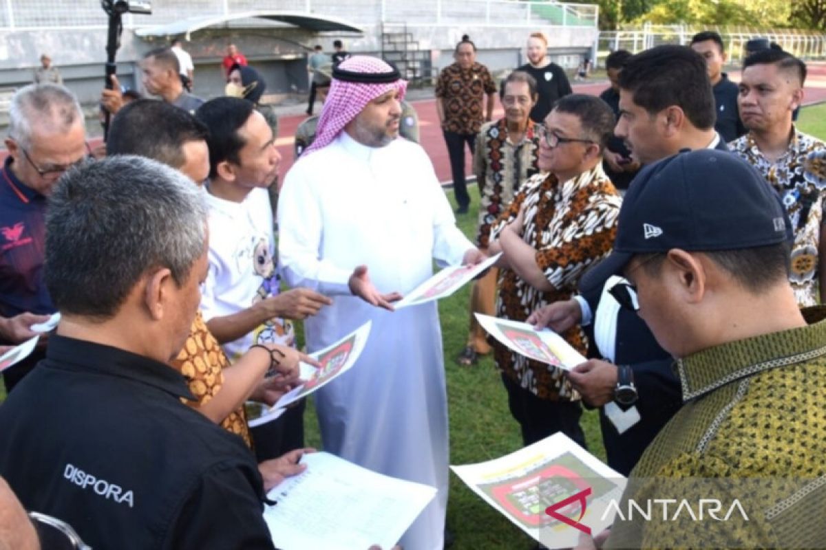 Lapangan pertandingan AMFC rampung tepat waktu