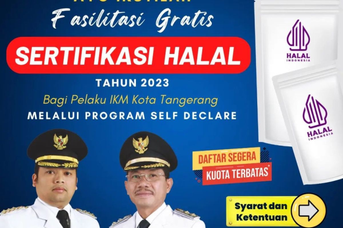 Kemenag Kota Tangerang berikan sertifikasi halal gratis khusus UMK