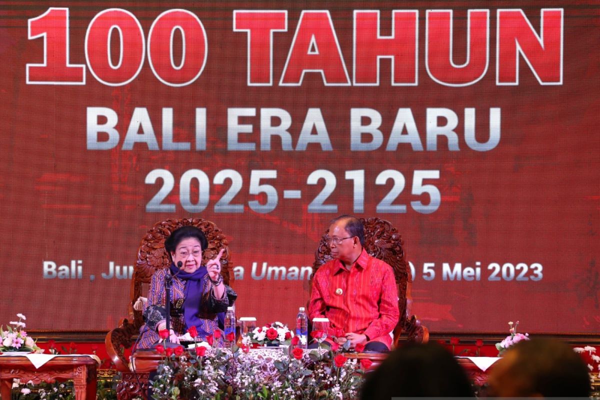 Megawati minta pembangunan Bali tak hilangkan tanah subur