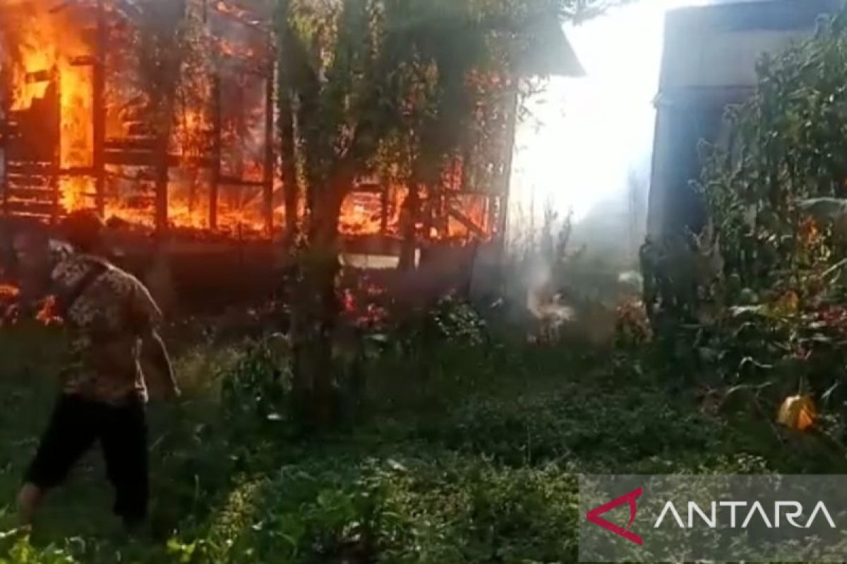 Sebuah rumah di Abdya terbakar, begini penjelasannya