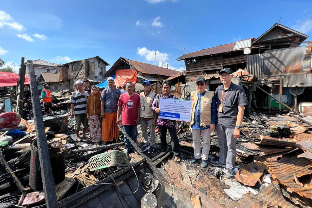 UPZ Bank Kalsel bantu korban  kebakaran di Banjarmasin,