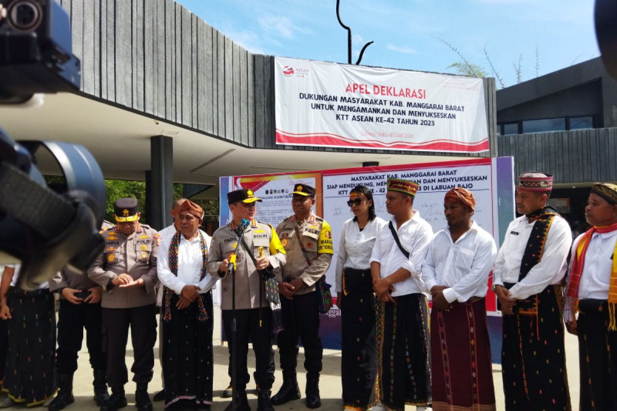Polri dukung deklarasi warga Manggarai Barat sukseskan KTT ASEAN