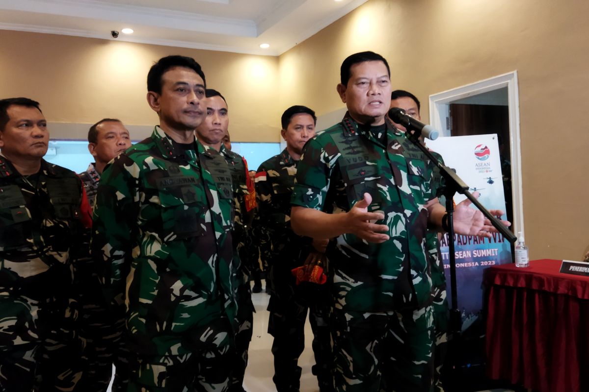 Panglima TNI cek kesiapan Satgas Pam TNI untuk KTT ke-42 ASEAN