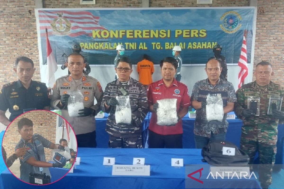 TNI-AL Pangkalan TBA gagalkan penyelundupan 6.000 gram sabu