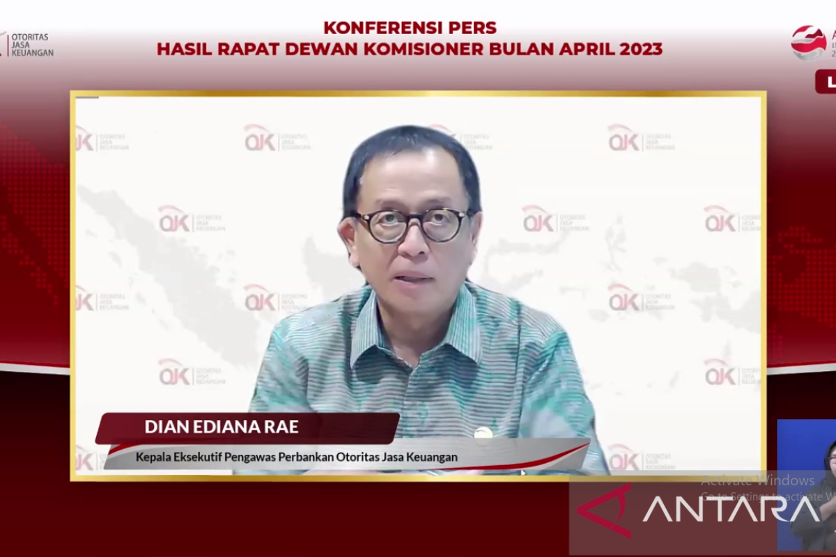 OJK: Kredit perbankan tumbuh 9,93 persen pada Maret 2023