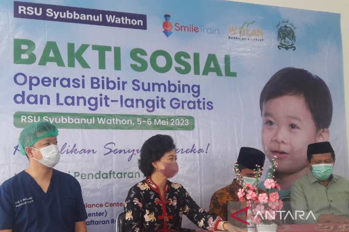 Belasan anak operasi bibir sumbing gratis di RSU Syubbanul Wathon