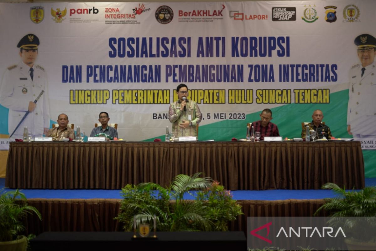 Bupati HST berharap komitmen bersama canangkan anti korupsi dan zona integritas