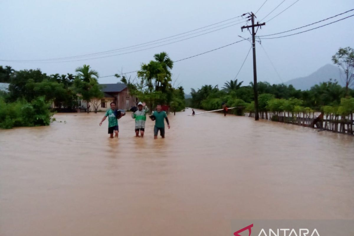 Delapan gampong di Aceh Jaya terendam banjir