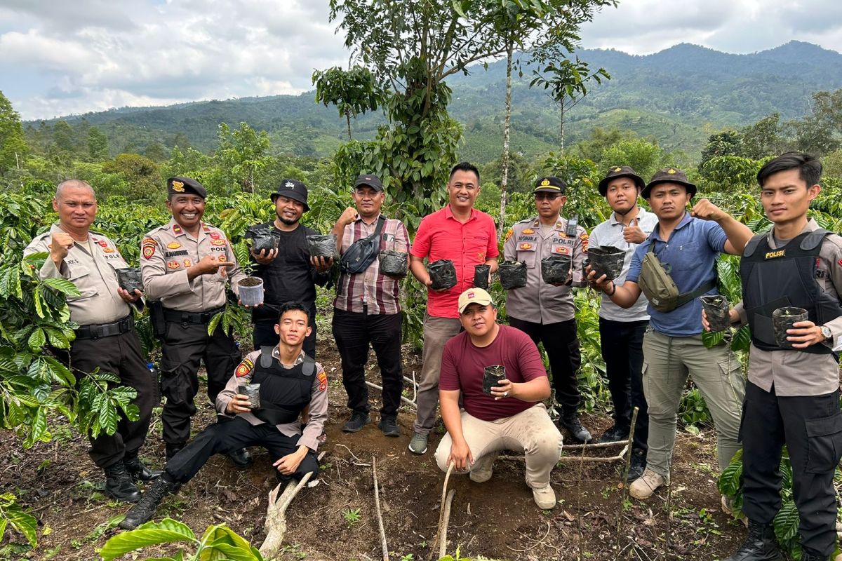 Polres Lampung Barat ungkap ladang ganja di OKU Selatan