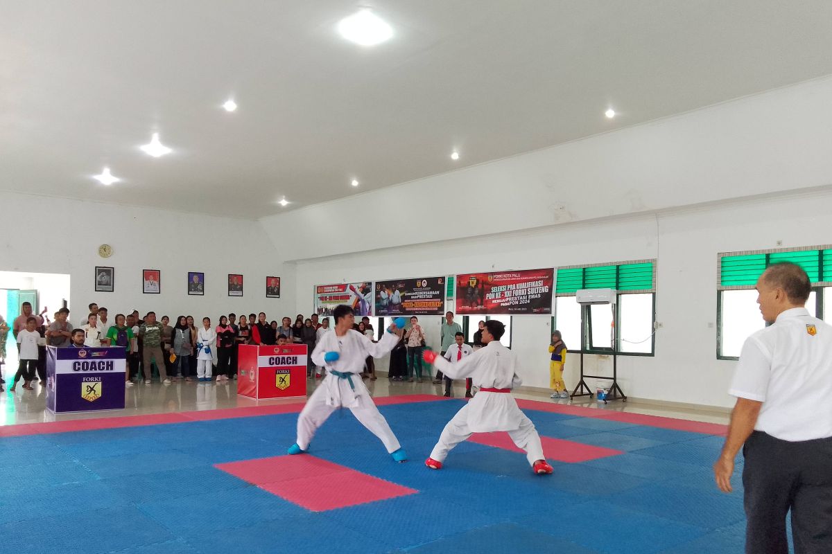 Forki Sulteng seleksi atlet karate prakualifikasi untuk PON 2024