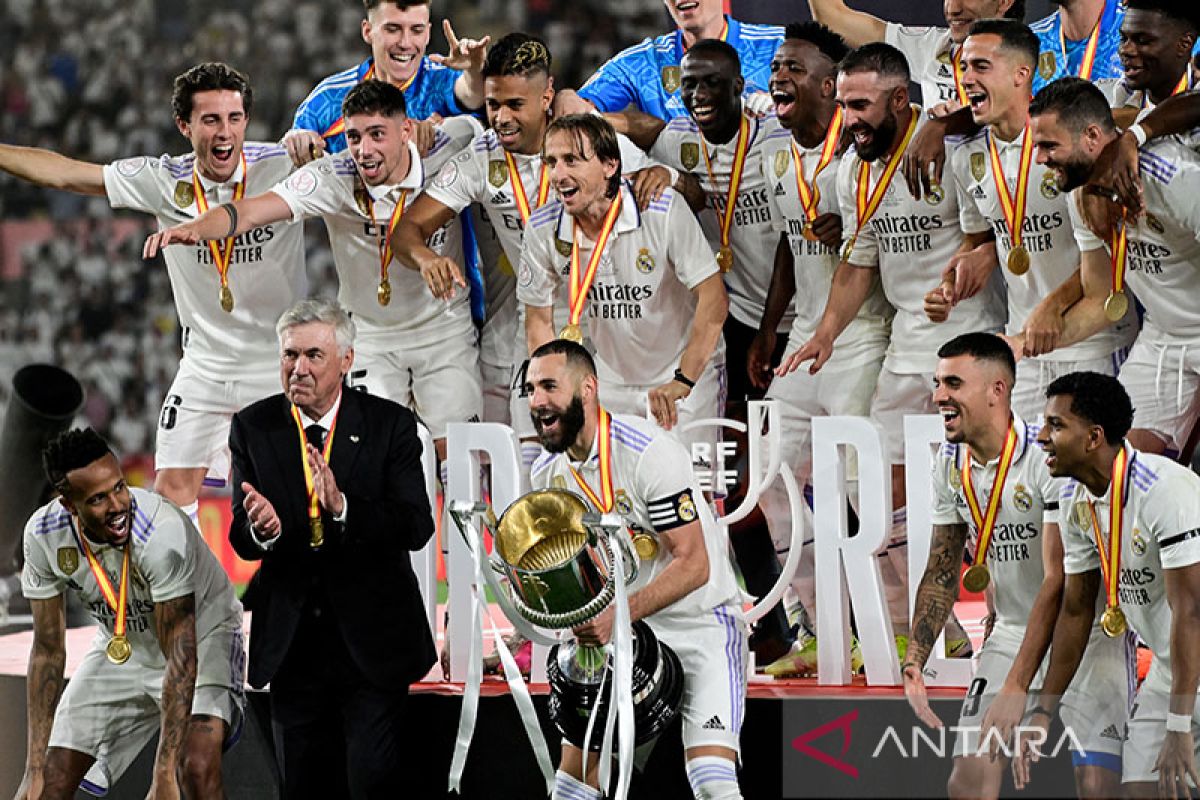 Real Madrid juarai Copa del Rey musim 2022/23