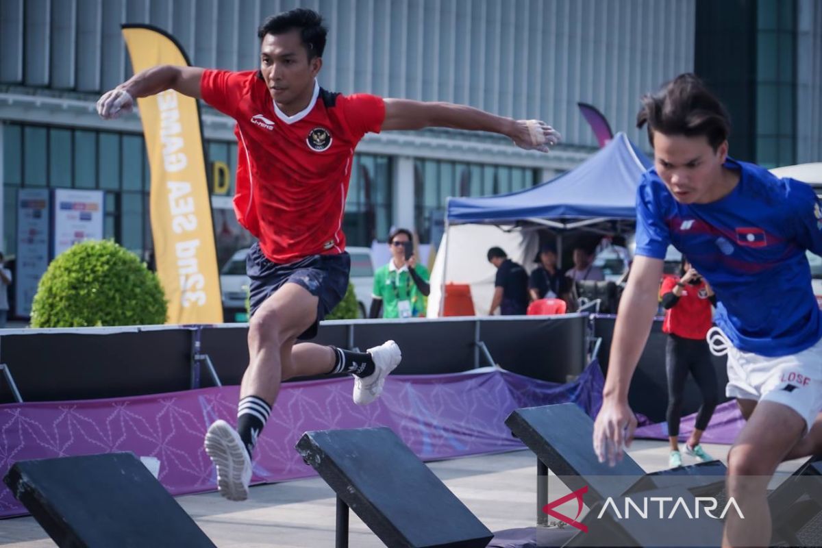SEA Games 2023 - Obstacle race sabet tiga medali untuk Indonesia
