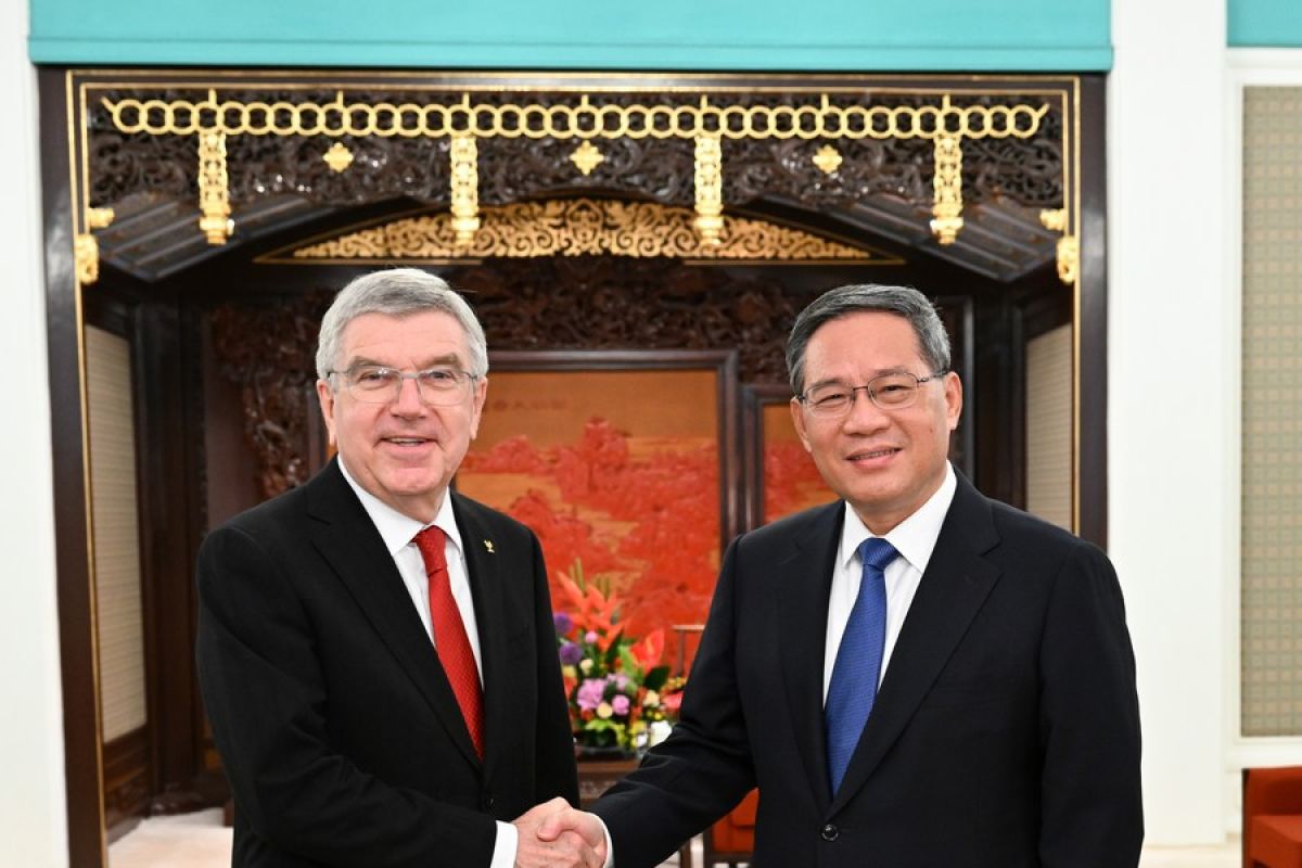 PM China gelar pertemuan dengan presiden IOC di Beijing