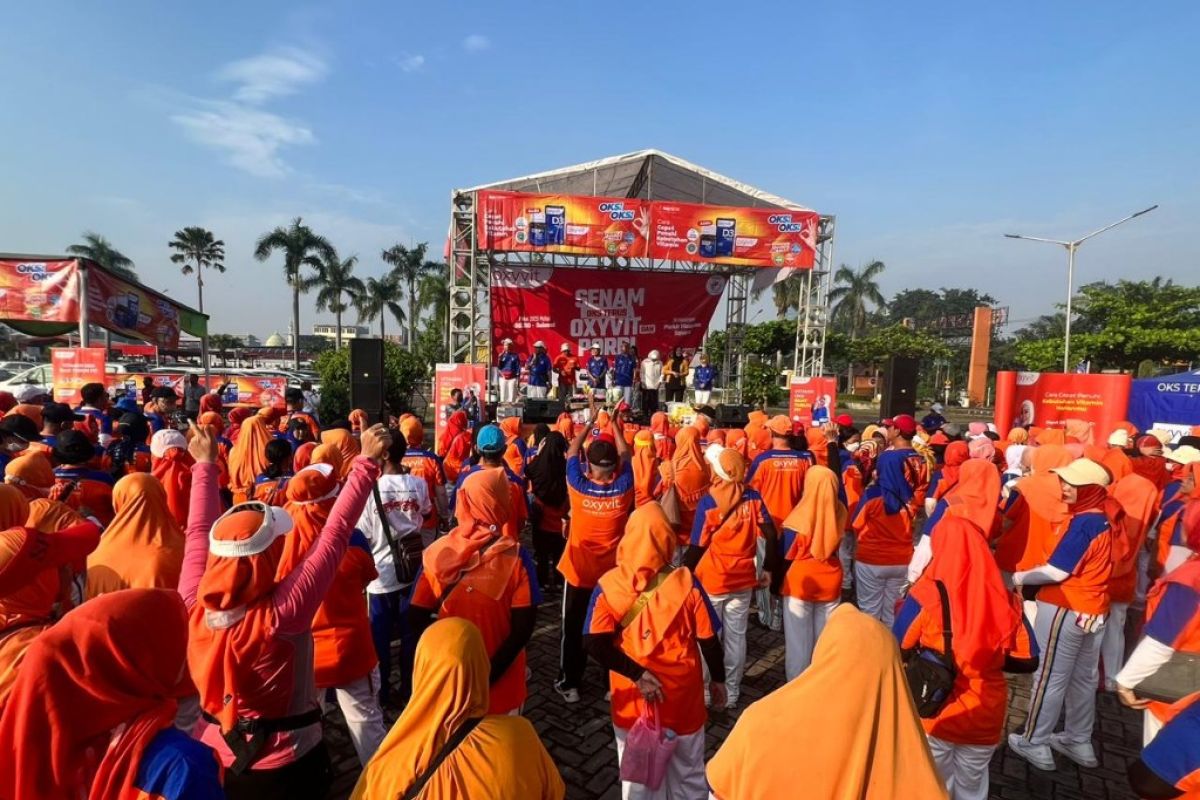 1.000 warga Surabaya ikuti senam pernafasan Oks Terus
