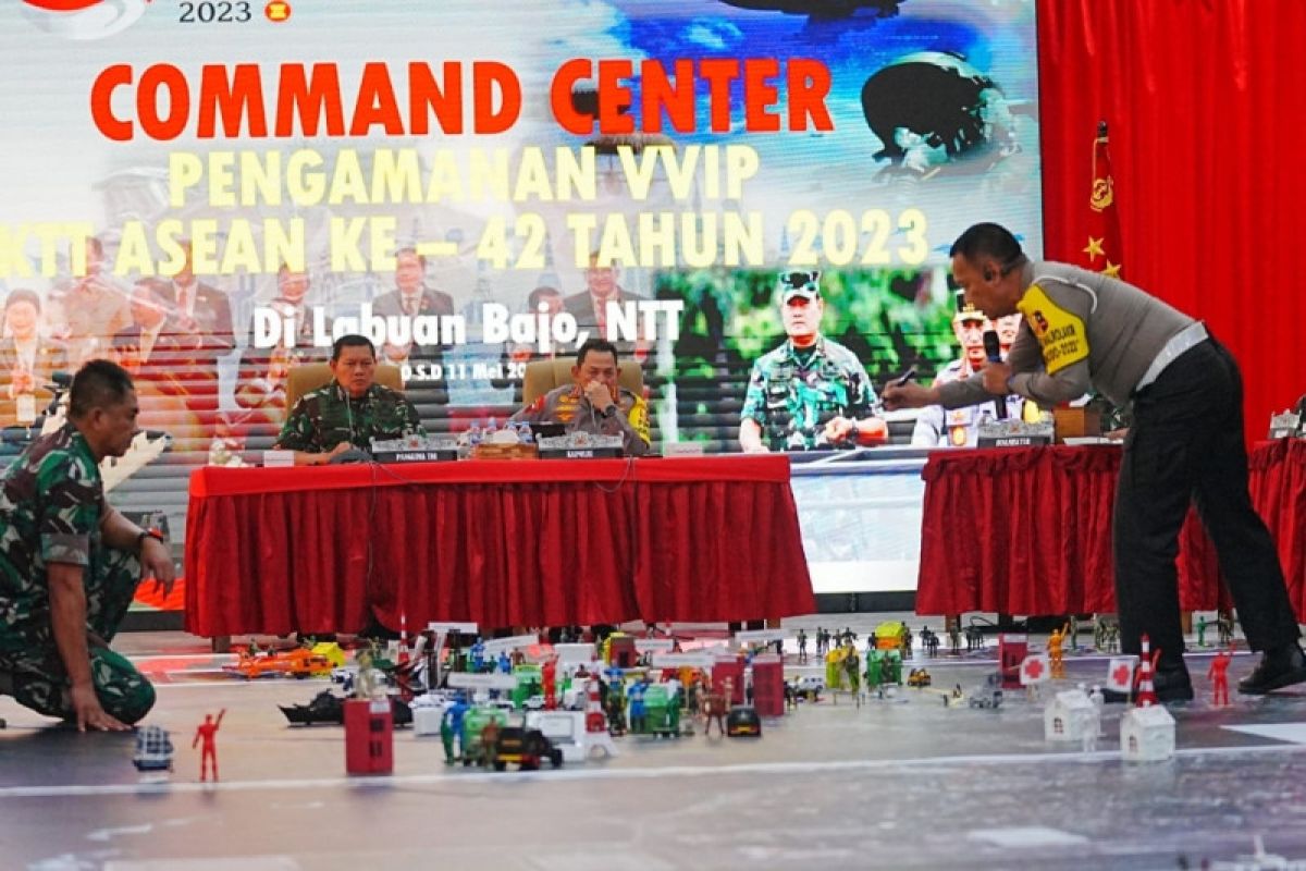 Kerja sama TNI-Polri dalam pengamanan KTT ASEAN