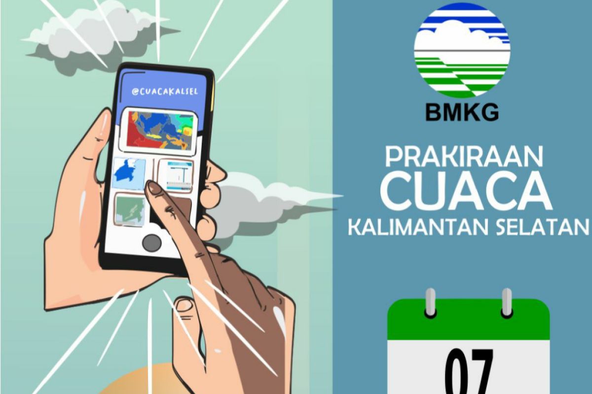 BMKG prediksi hujan guyur sebagian besar wilayah Kalsel