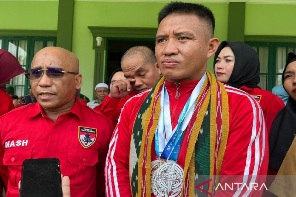 Juara dunia kempo Dirhamsyah: sebut berkat doa masyarakat Indonesia